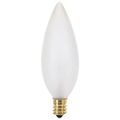 40W 120V BA9.5 E12 Frosted Bulb by SATCO Lighting - Starlight Lighting USA and Canada